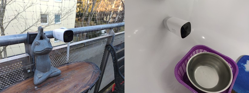 Überwachungskamera mit Magnet können einfach an metallischen Flächen positioniert werden.