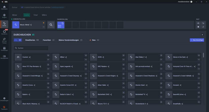 Steelseries Arctis Nova Pro Wireless - Bilder App