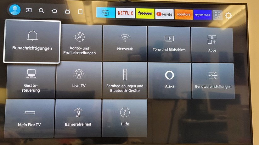 Fire TV Cube 2022: Einstellungen