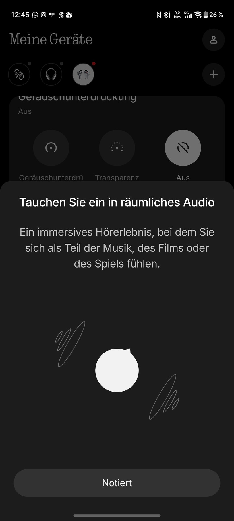 Nothing Ear 3a Screenshot