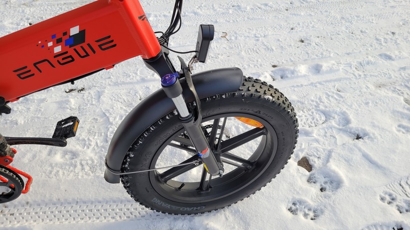  Faltbares E-Fatbike mit Doppelfederung und ergonomischer Sitzposition