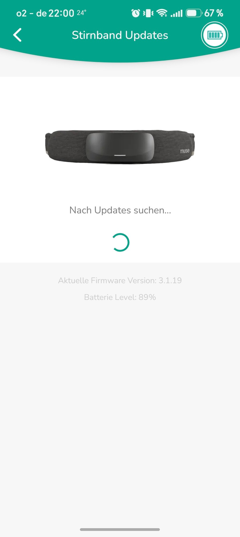 Muse S Athena: Firmware-Updates