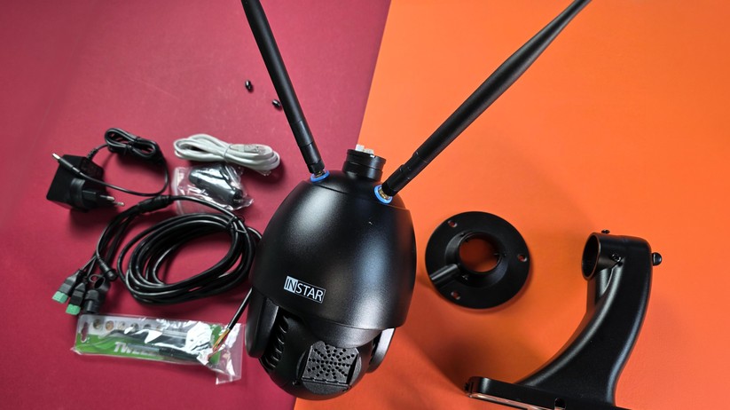 Instar IN-9820 4K: 4K-Auflösung, motorisches Schwenken und Neigen, optischen 5-fach-Zoom, lokale Speicherung, Weboberfläche und breite Smart-Home-Anbindung 