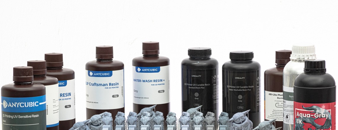 Resins für SLA-Drucker im Vergleich