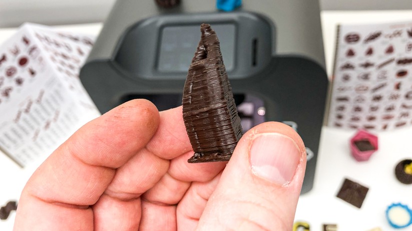 Druckqualität des Schokoladen-3D-Druckers mycusini 2.0