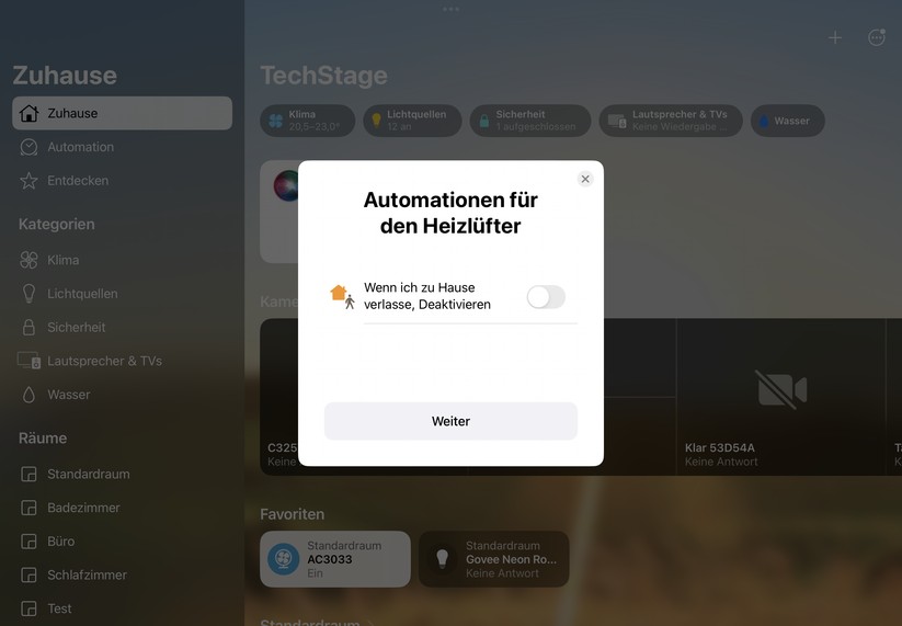 Das Bosch Heizkörper-Thermsotat II +M kann man auch mit Apple Home steuern, wenn man es mit dem Bosch Smart Home Controller II betreibt. Dieser fungiert dabei als Matter-Bridge und kann somit unter Apple Home integriert werden.