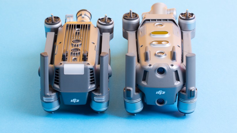 Die ältere Mavic Pro verfügt über deutlich weniger Sensoren als die Mavic-2-Serie.