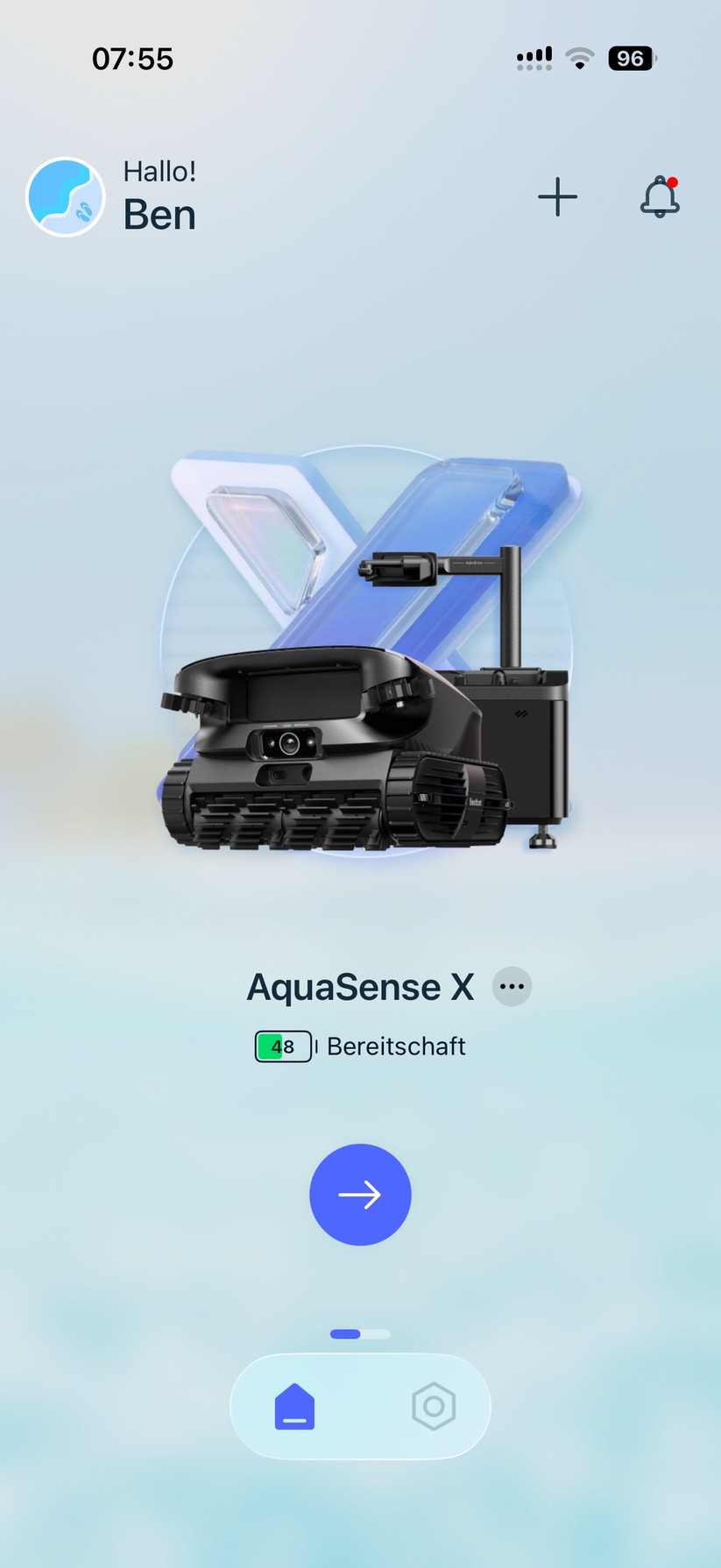 Beatbot Aquasense X - Bilder App