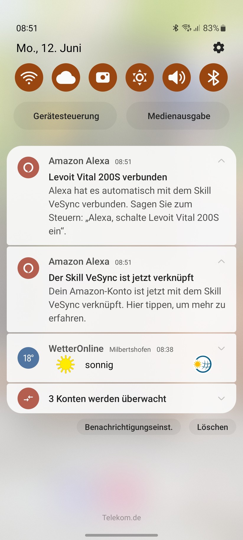  App und Einstellungen