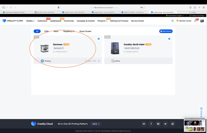 Creality App & Cloud