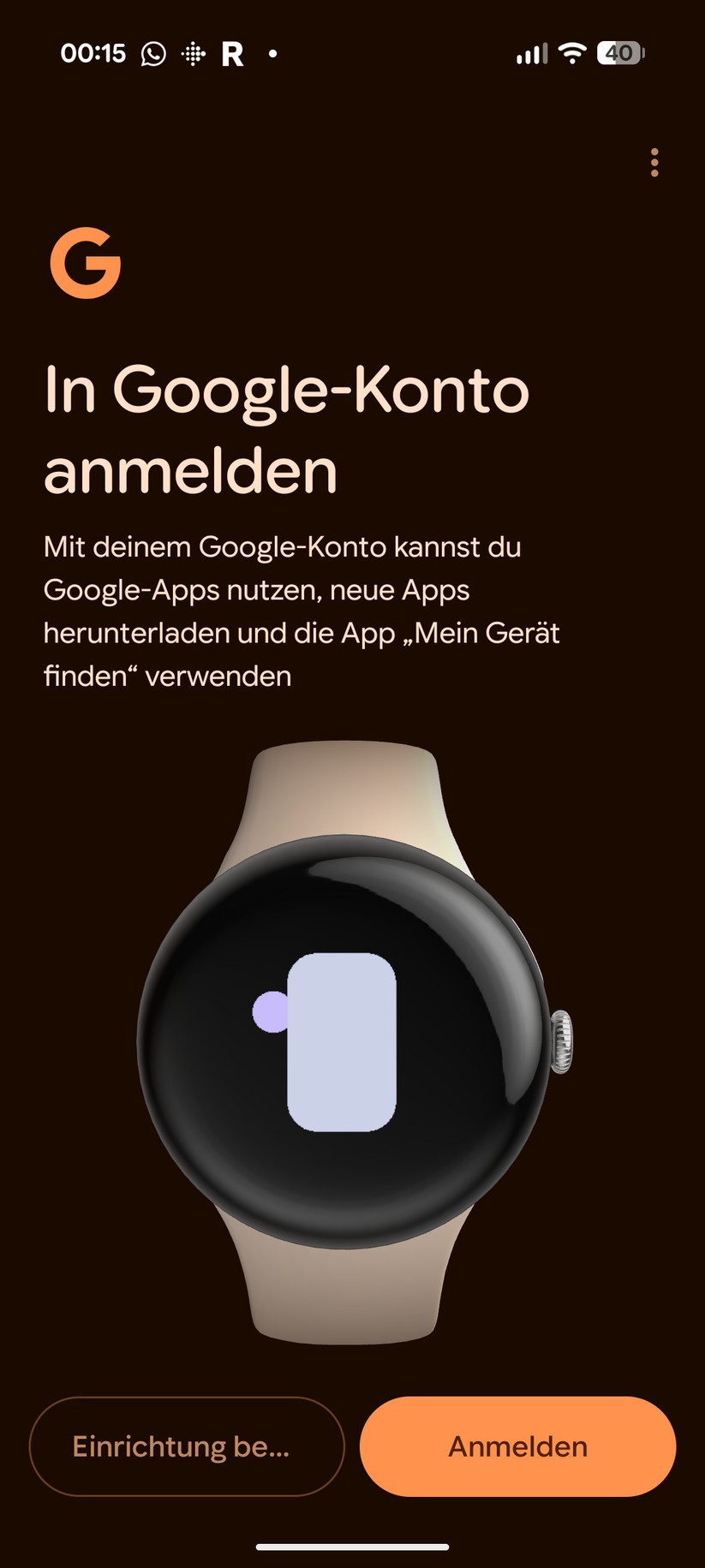 Google Pixel Watch 4 – App