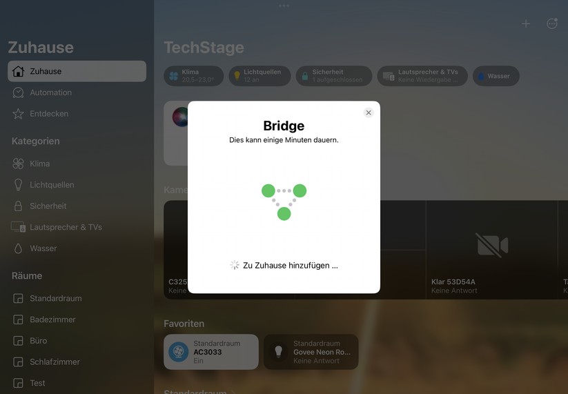 Das Bosch Heizkörper-Thermsotat II +M kann man auch mit Apple Home steuern, wenn man es mit dem Bosch Smart Home Controller II betreibt. Dieser fungiert dabei als Matter-Bridge und kann somit unter Apple Home integriert werden.