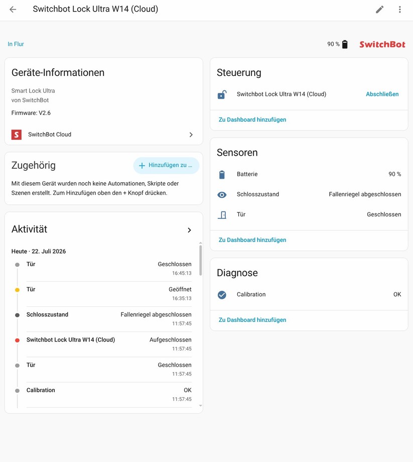 Für Home Assistant stehen drei Integrationen parat: lokal über Bluetooth oder über die Cloud respektive MQTT.