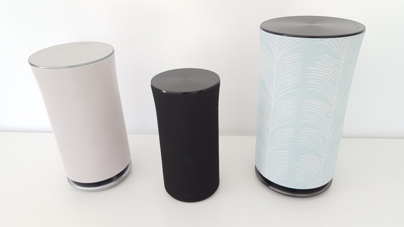 Samsungs Multiroom-Speaker strahlen rundum ab.
