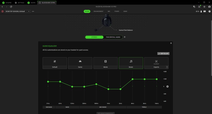 Razer Blackshar V3 Pro - Bilder App 