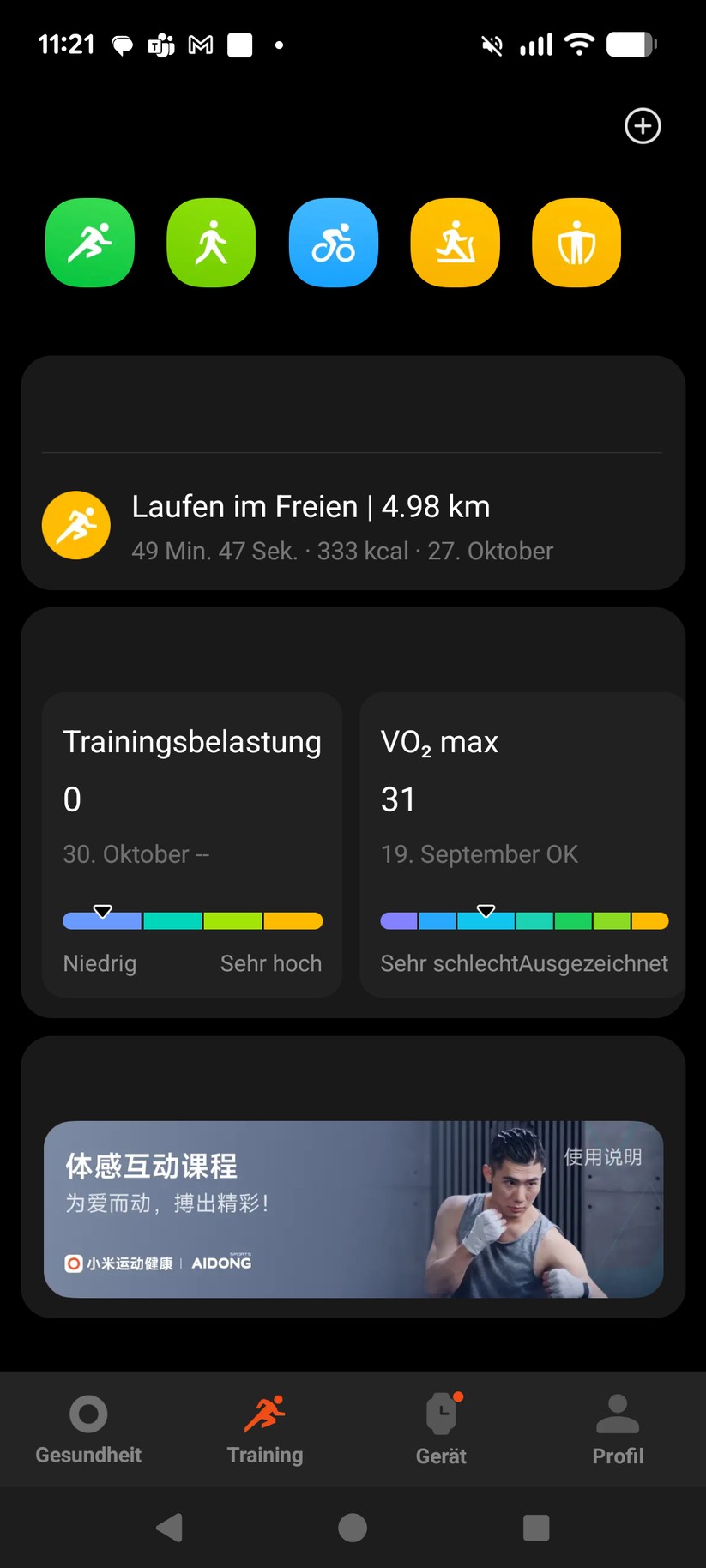 Xiaomi Band 9 Active - App