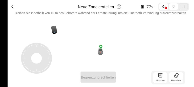 Mova 1000 – Einrichtung