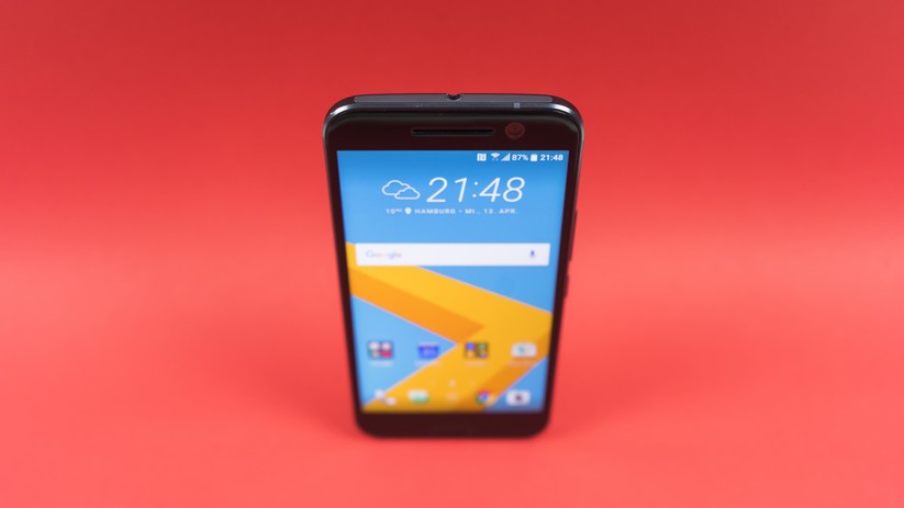 Das Display des HTC 10 ist 5,2 Zoll groß und hochauflösend.