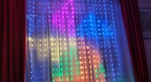 Govee Curtain Lights (H70B1): 520 LEDs sorgen auf einer Fläche von 2 m x 1,5 m für tolle Lichteffekte und -animationen.
