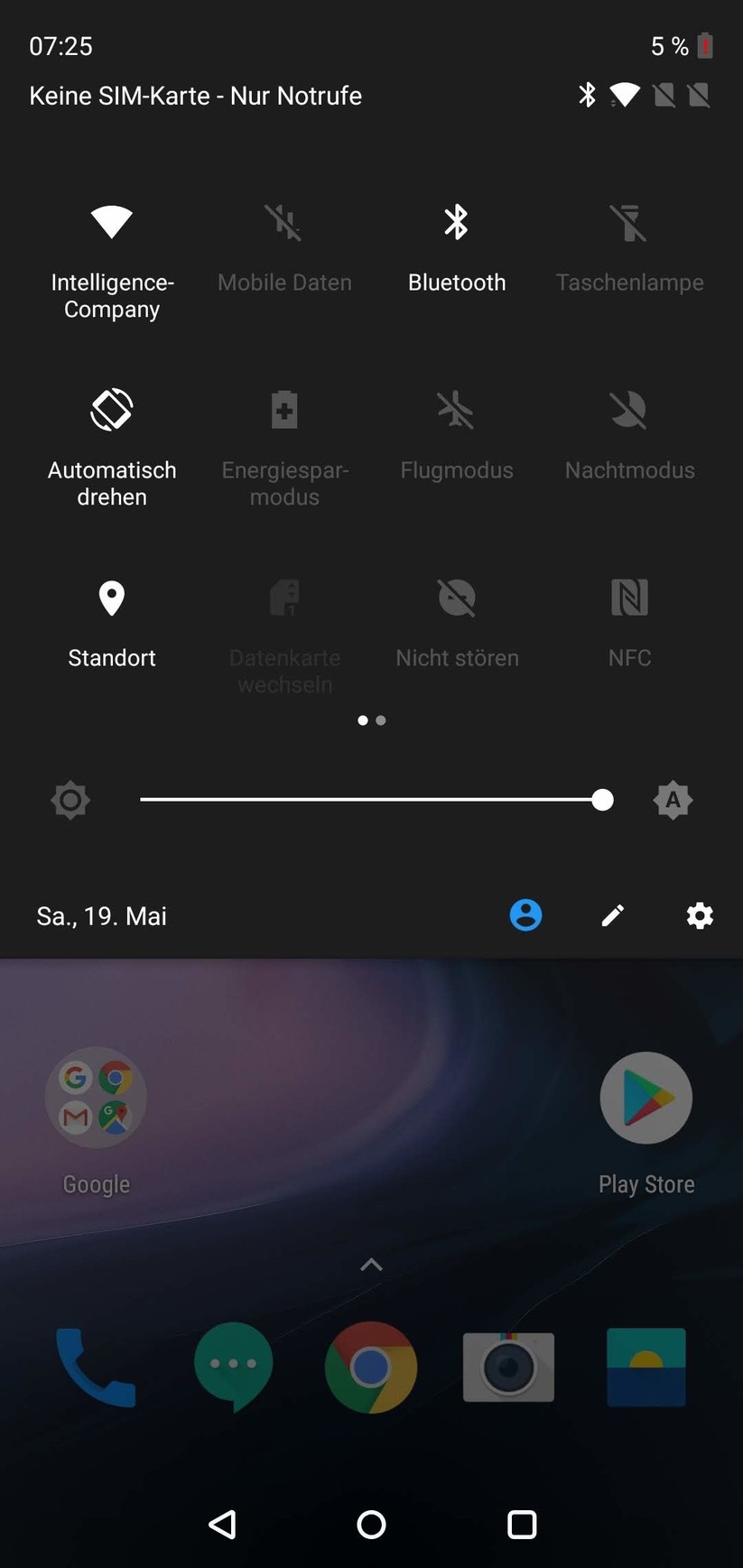 Benachrichtigungsleiste