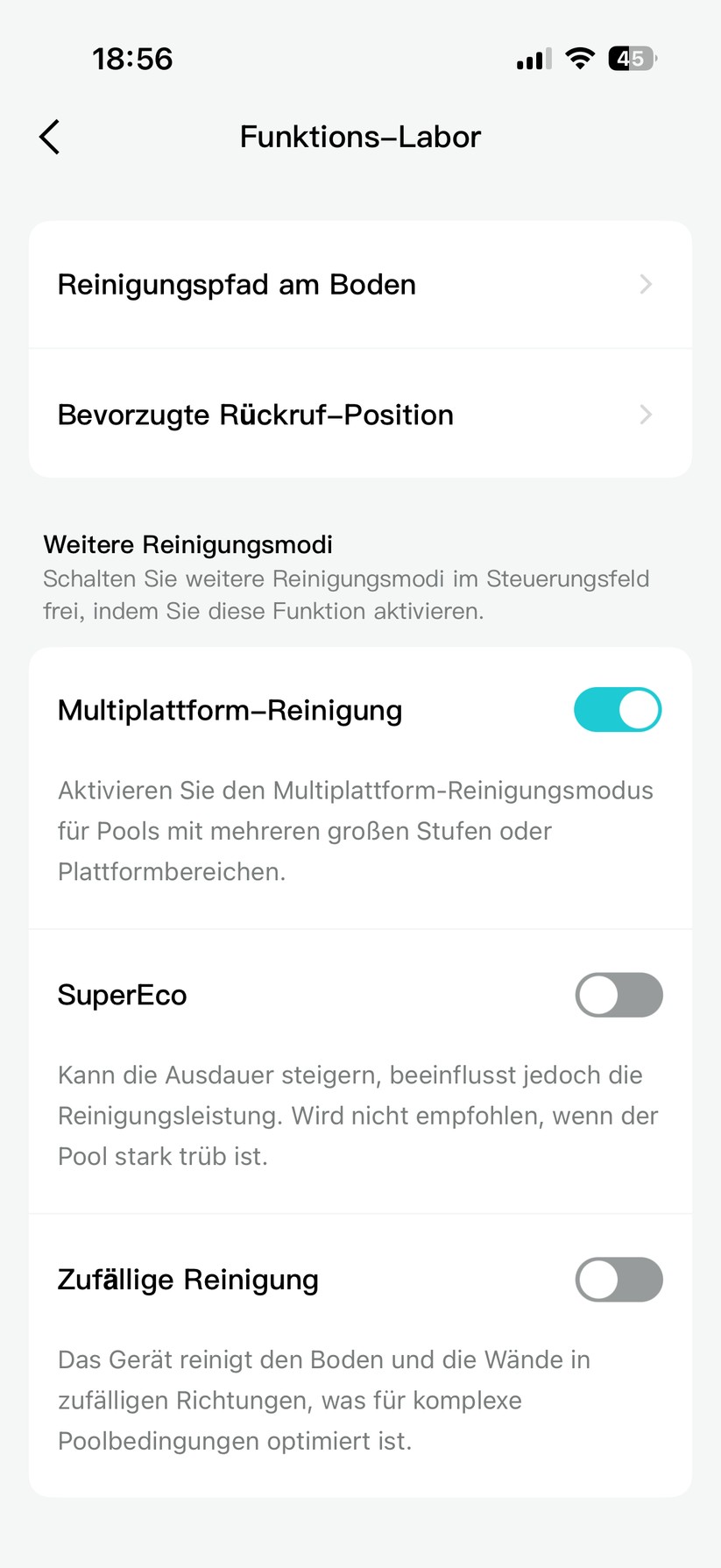 Aiper Scuba X1 Pro Max - Bilder App