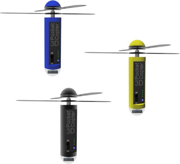 So sollte der im Sommer 2014 „bestellte“ Pocketcopter aussehen. Inzwischen bezweifel ich, dass ich das Gadget jemals in der Hand halten werde.