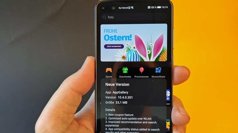 Im Huawei P40 wurde der App-Store besser, ist aber immer noch weit vom Google Play Store entfernt. 