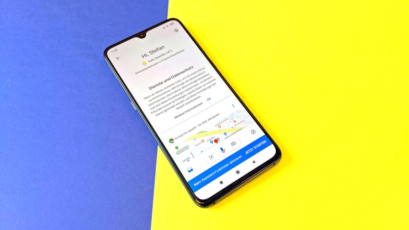 Hilfe von Google stets dabei auf dedizierter Assistant-Taste.