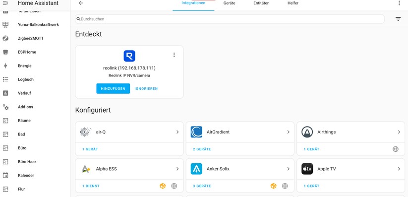 Dank Reolink Home Hub können Anwender die Reolink Video Doorbell Battery in Home Assistant integrieren. Generell erlauben das per Akku betriebene Überwachungskameras in der Regel nicht.