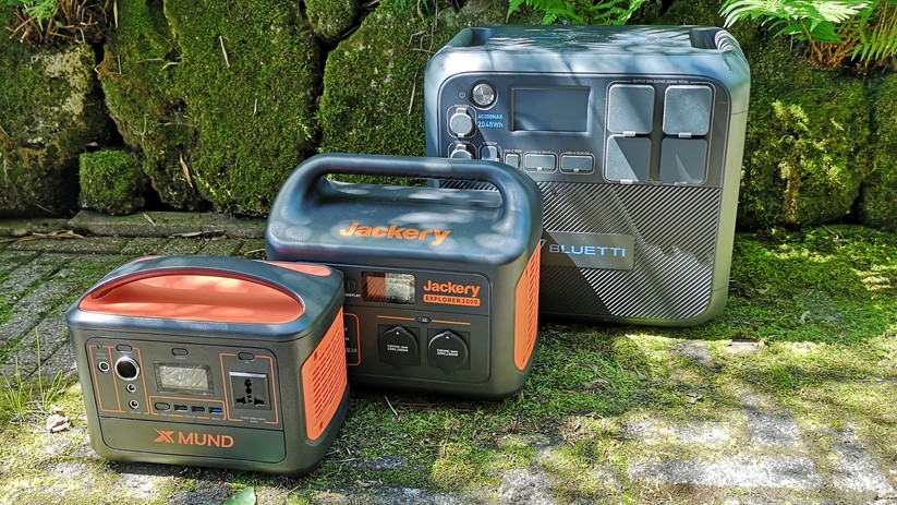 Hier sehen wir Kapazitäten von 500 Wh, 1002 Wh und 2048 Wh.