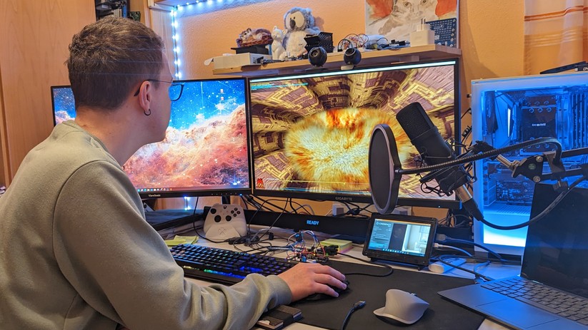 Mit Benchmark-Tests am Gaming-PC fordern wir die EBL MP500 bei Vollast so richtig