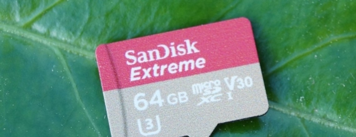 Sandisk Extreme Micro-SDXC 64 GByte im Test