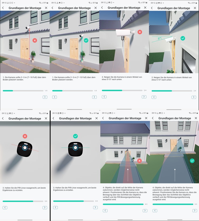 Eufycam 3 (S330): Die Eufy-App bietet zahlreiche nützliche Informationen. Montage und KI-Funktionen werden detailliert beschrieben.