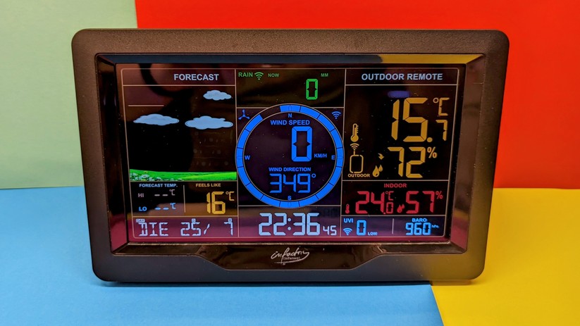 Display Wetterstation Infactory FWS-1200
