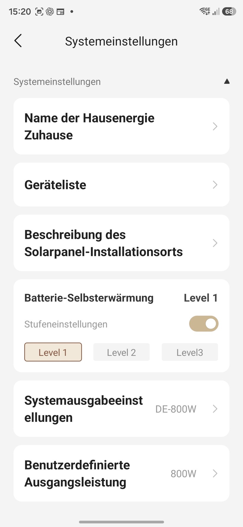 Die App lässt sich einfach bedienen, reagiert zügig auf Nutzereingaben und informiert mit zahlreichen Werten und Statistiken über den aktuellen Betriebszustand.