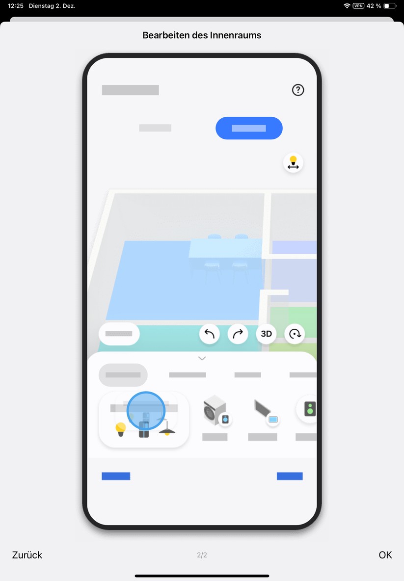 Die Smartthings App ist nicht nur für Smartphones, sondern auch für Tablets optimiert. Gerade die hübsche 3D-Darstellung, die die App mithilfe eines Grundrissplans erzeugt, sieht erst auf dem Tablet oder am Desktop richtig gut aus. 