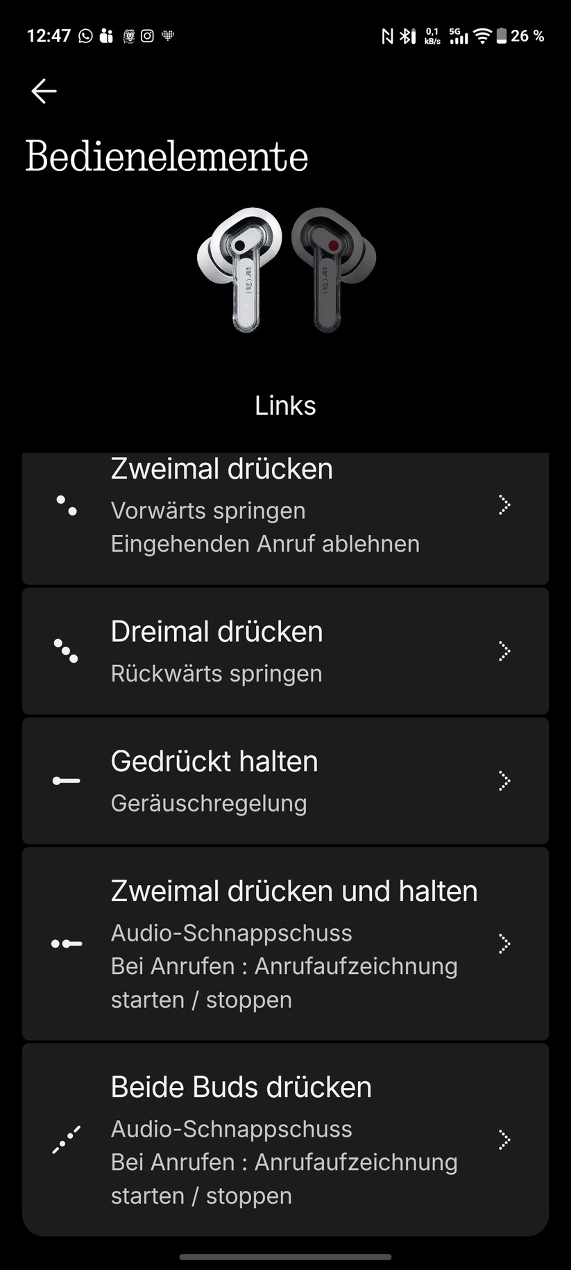 Nothing Ear 3a Screenshot