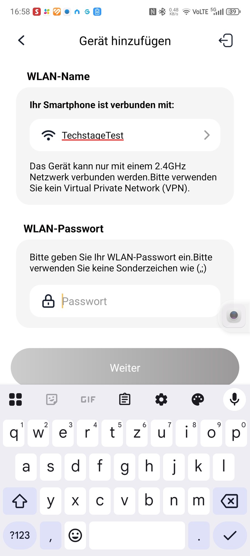 SunEnergyXT-App: Die Koppelung des Speichers mit dem heimischen WLAN ist schnell erledigt.