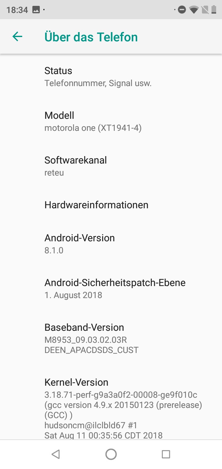Informationen zum Smartphone