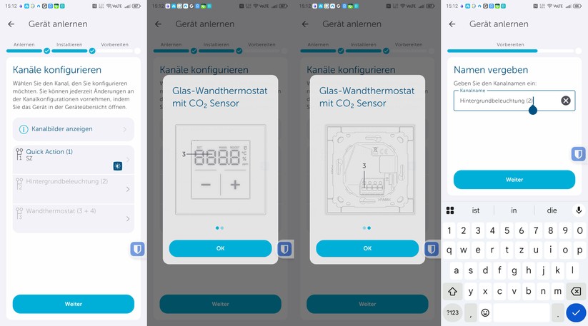 Inbetriebnahme mit Homematic-IP-App