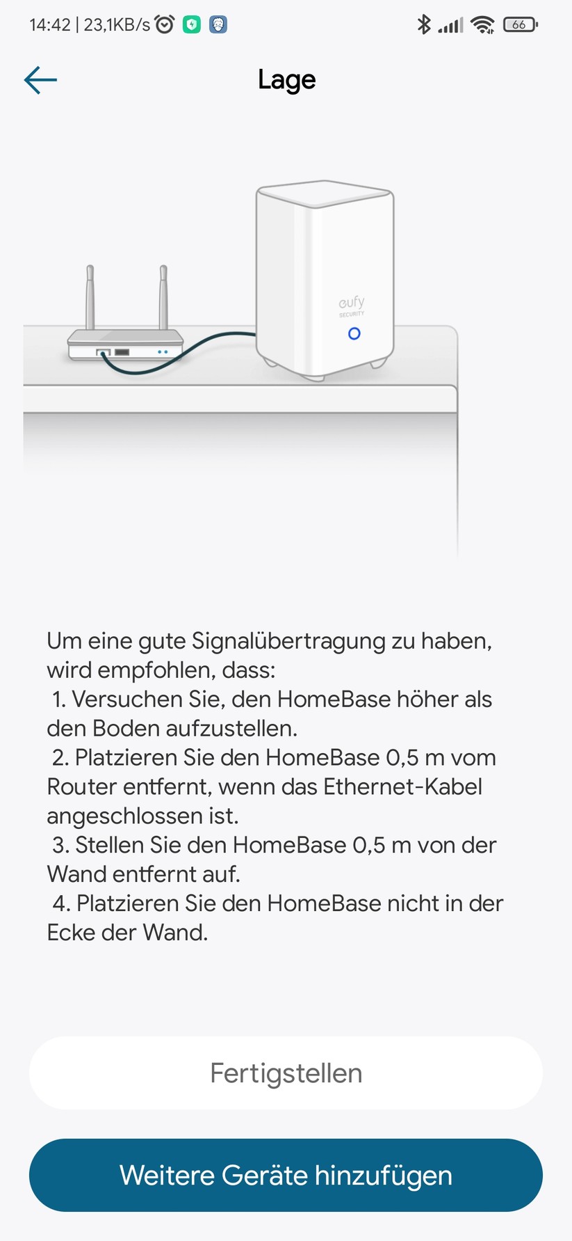 Eufy Video Doorbell Dual - App