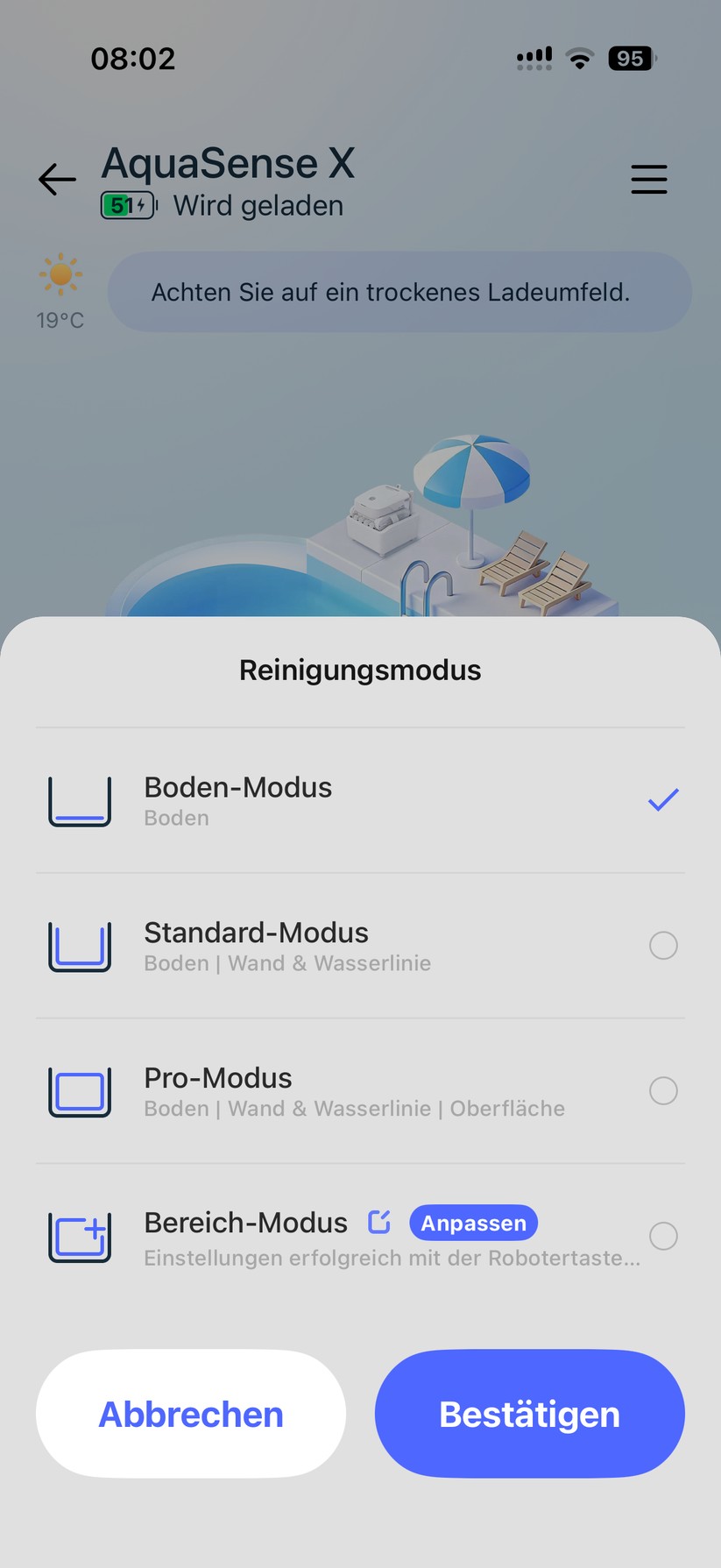 Beatbot Aquasense X - Bilder App