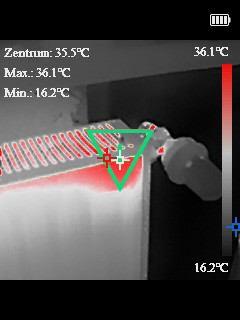 Testaufnahmen Topdon TC004 Mini