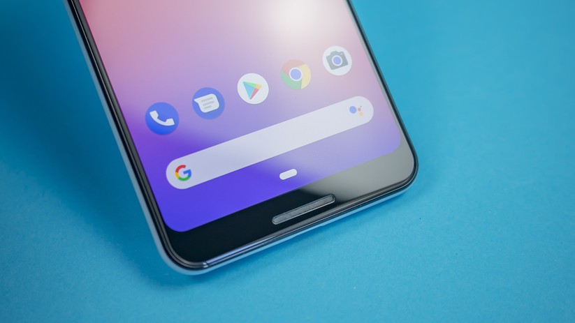 Frontale Lautsprecher des Google Pixel 3
