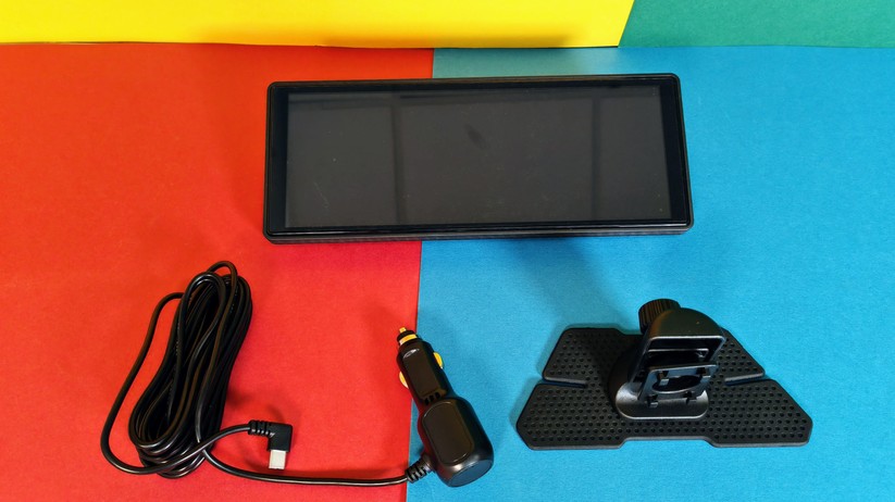 Lescars IPS-HD-Touchscreen mit Dashcam für Android Auto & Apple Carplay