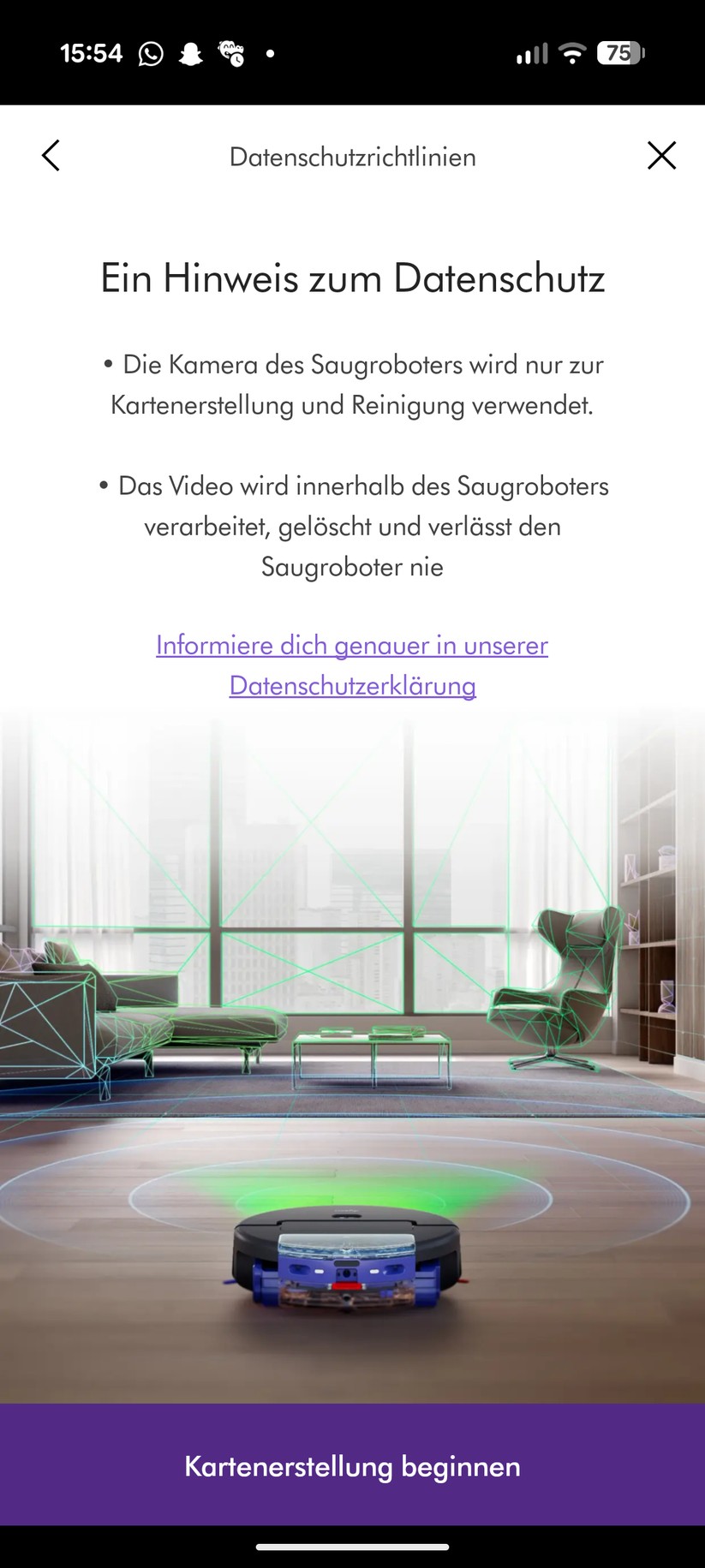 Dyson Spot + Scrub AI – App & Einrichtung