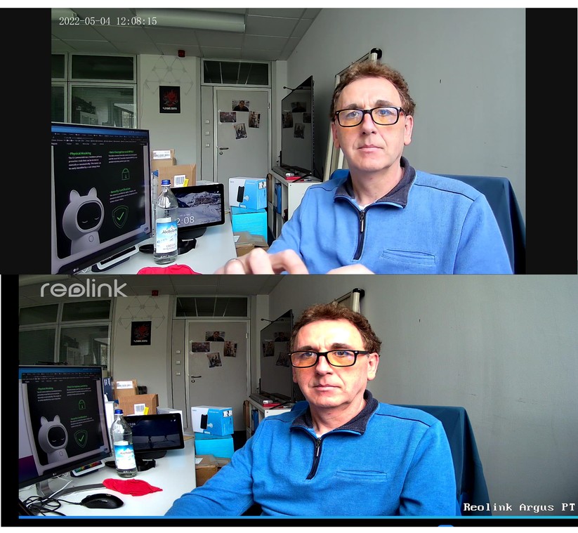 Aqara G3: Standardmäßig steht die Aufnahmequalität auf "Auto". Mit der Auflösung "1296p" sind die Bilder schärfer als mit der Einstellung "Auto".