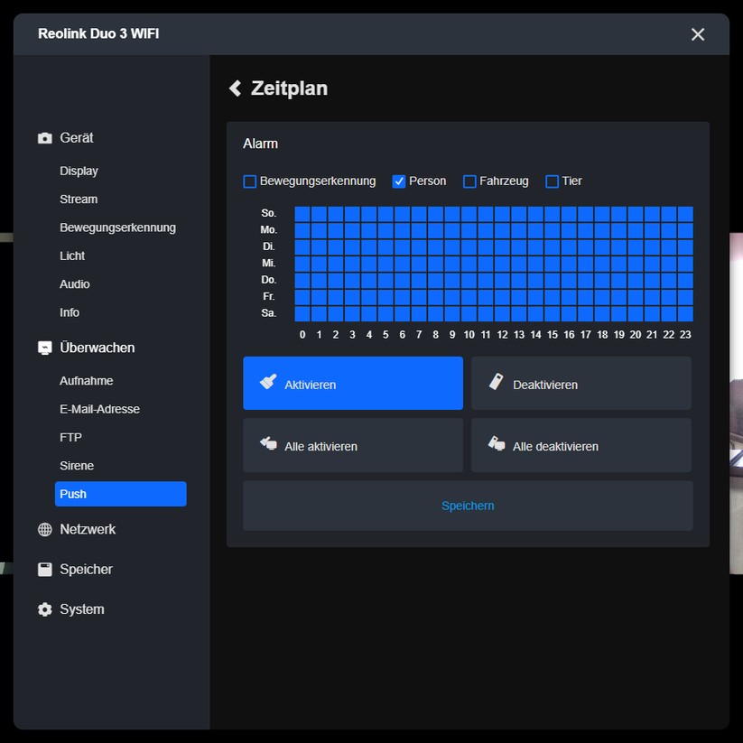 Reolink Duo 3 WiFi: Konfiguration mit Desktop-App