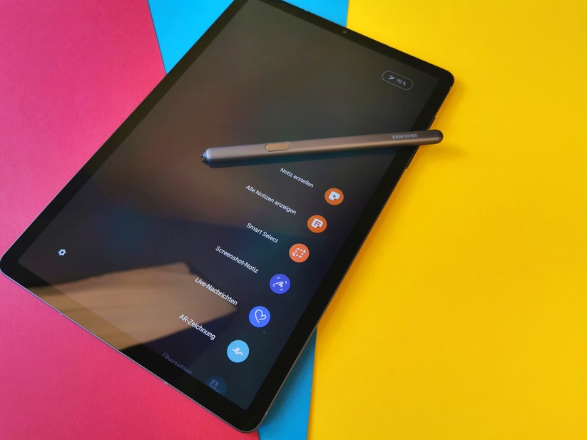 Das Tab S6 bietet die gleichen Stift-Funktionen wie die Note-Smartphones.