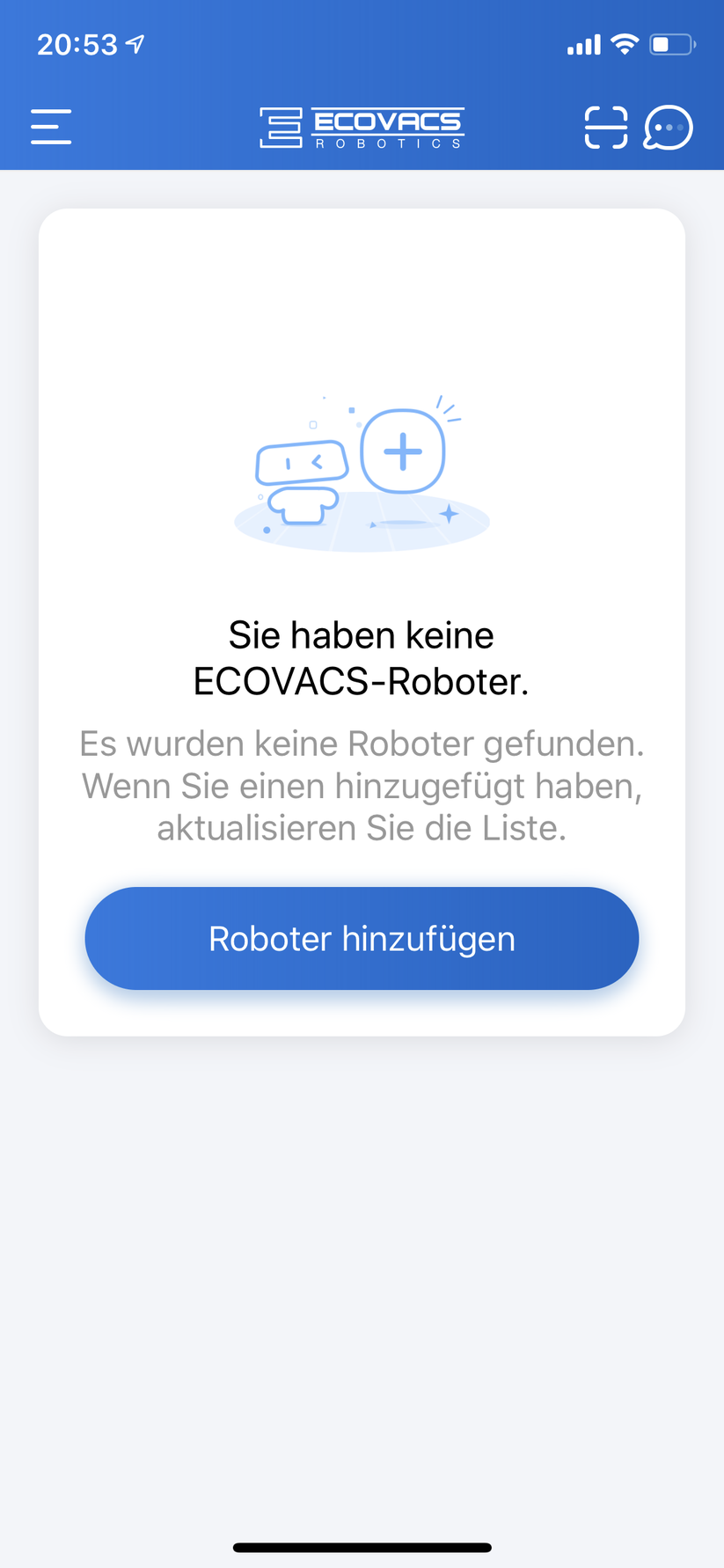 Sie verwaltet mehrere Staubsaug-Roboter